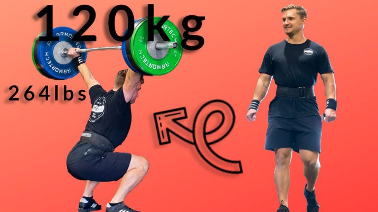 fitness weightlifting training 120kg